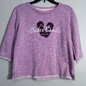 Outer Banks sweatshirt. Size medium. Purple